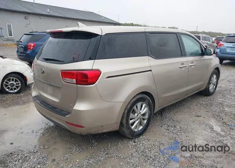 2017 Kia Sedona Lx из США, поврежденный, VIN KNDMB5C13H6231948